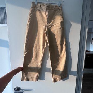 Madewell Emmett Crop Wide Leg Chino - Size 26
